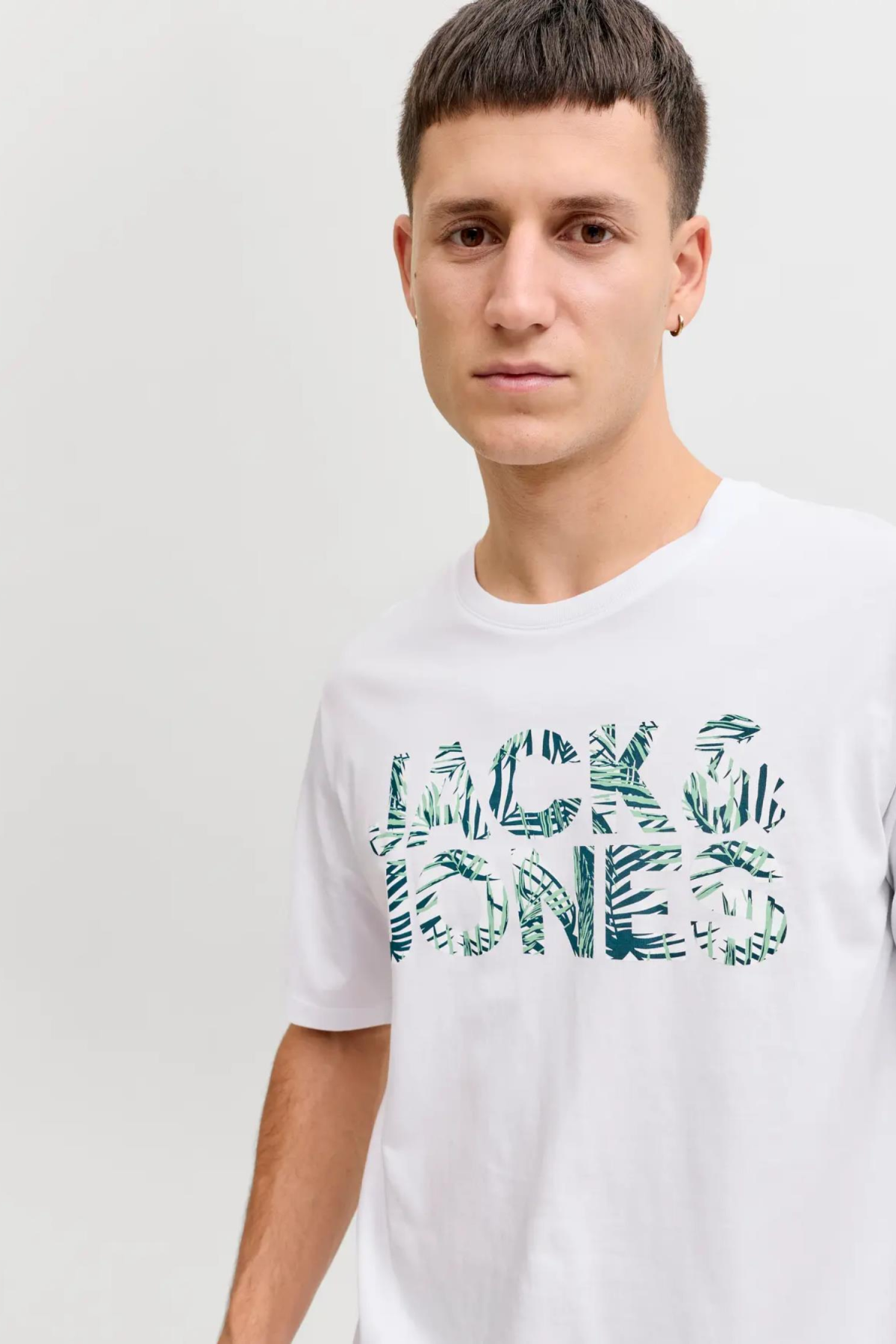 JACK&JONES 12288536 JJEJEFF LOGO TEE 0 YAKA KISA KOL TSH