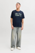 JACK&JONES 12288536 JJEJEFF LOGO TEE 0 YAKA KISA KOL TSH