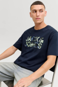 JACK&JONES 12288536 JJEJEFF LOGO TEE 0 YAKA KISA KOL TSH