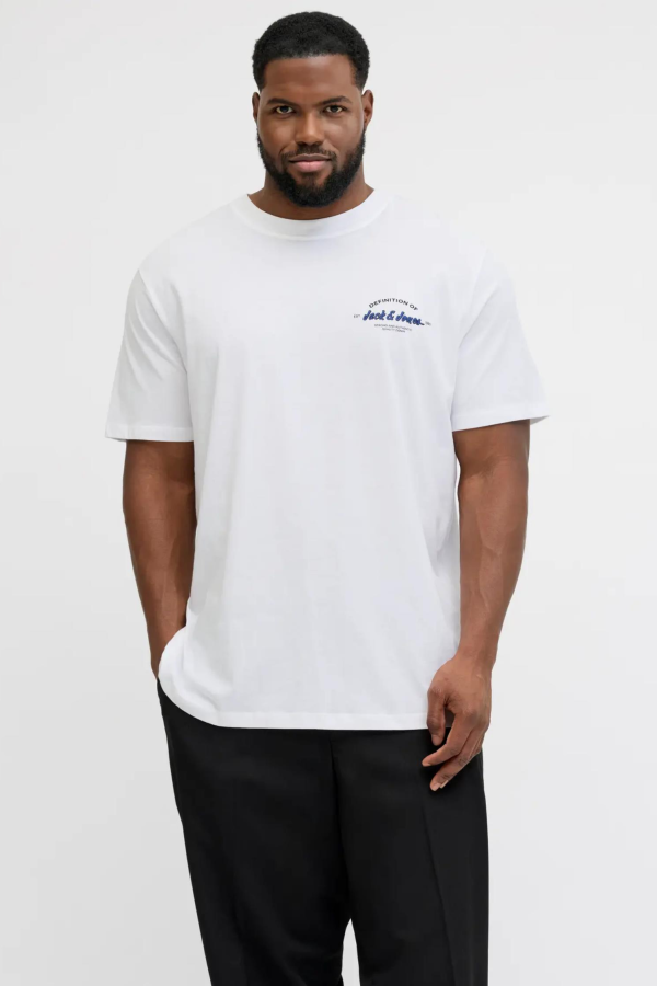 JACK&JONES 12289681 JJBRANDON TEE BATTAL BUYUK BEDEN ERKEK TSHIRT