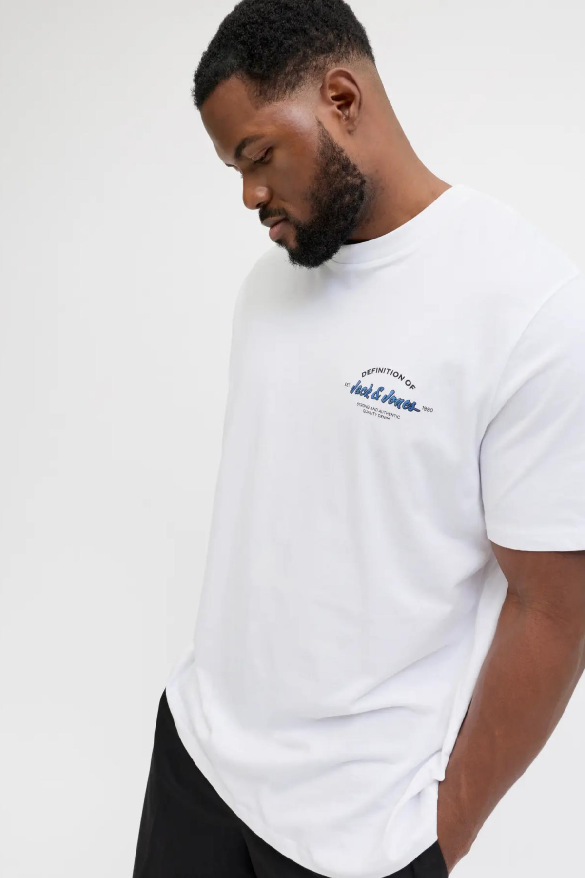 JACK&JONES 12289681 JJBRANDON TEE BATTAL BUYUK BEDEN ERKEK TSHIRT