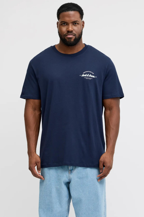 JACK&JONES 12289681 JJBRANDON TEE BATTAL BUYUK BEDEN ERKEK TSHIRT