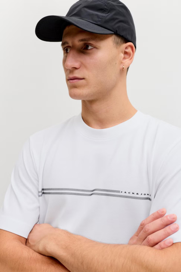 JACK&JONES 12289936 JCOFUSION CHEST 0 YAKA KISA KOL TSH