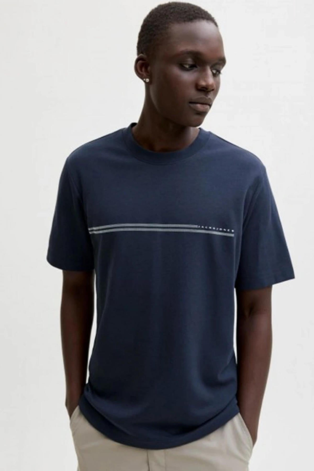 JACK&JONES 12289936 JCOFUSION CHEST 0 YAKA KISA KOL TSH