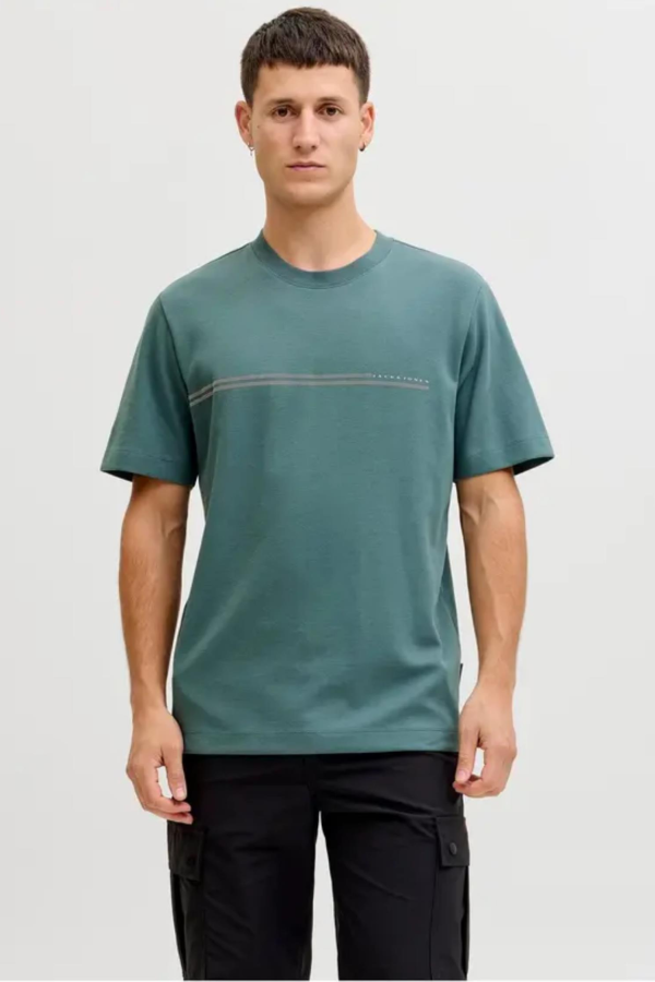 JACK&JONES 12289936 JCOFUSION CHEST 0 YAKA KISA KOL TSH