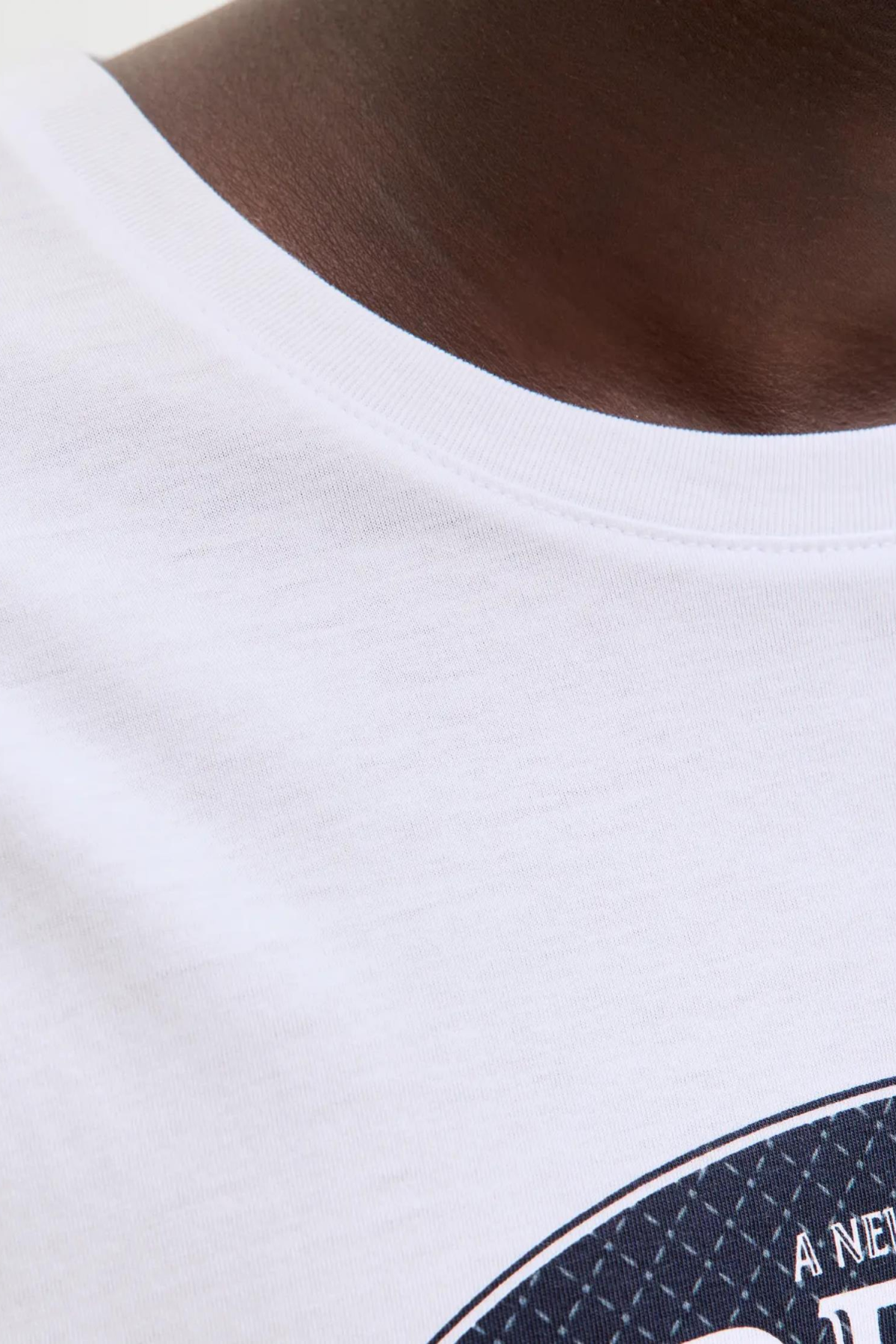 JACK&JONES 12290417 JJEDOVER DENIM TEE 0 YAKA KISA KOL TSH