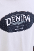JACK&JONES 12290417 JJEDOVER DENIM TEE 0 YAKA KISA KOL TSH