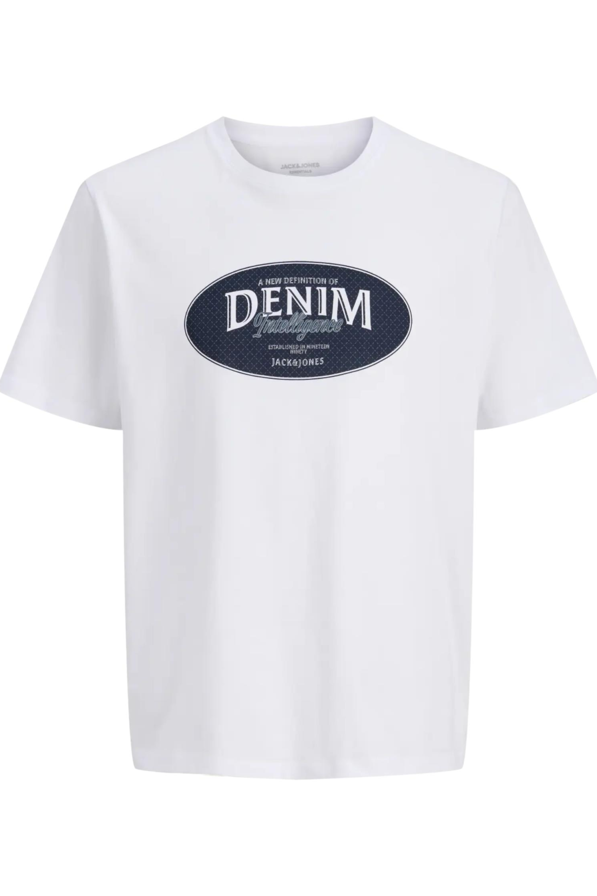 JACK&JONES 12290417 JJEDOVER DENIM TEE 0 YAKA KISA KOL TSH