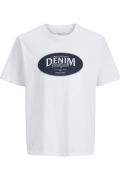 JACK&JONES 12290417 JJEDOVER DENIM TEE 0 YAKA KISA KOL TSH