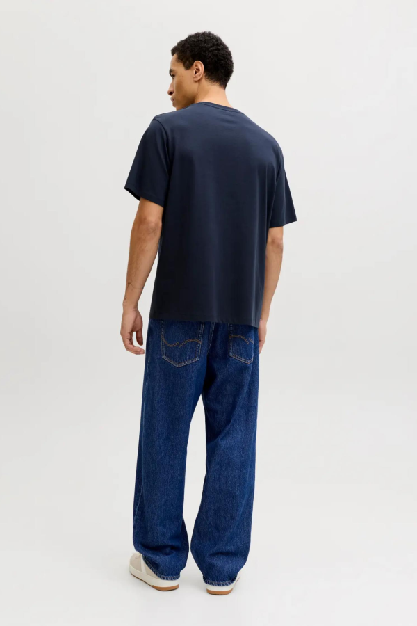 JACK&JONES 12290417 JJEDOVER DENIM TEE 0 YAKA KISA KOL TSH