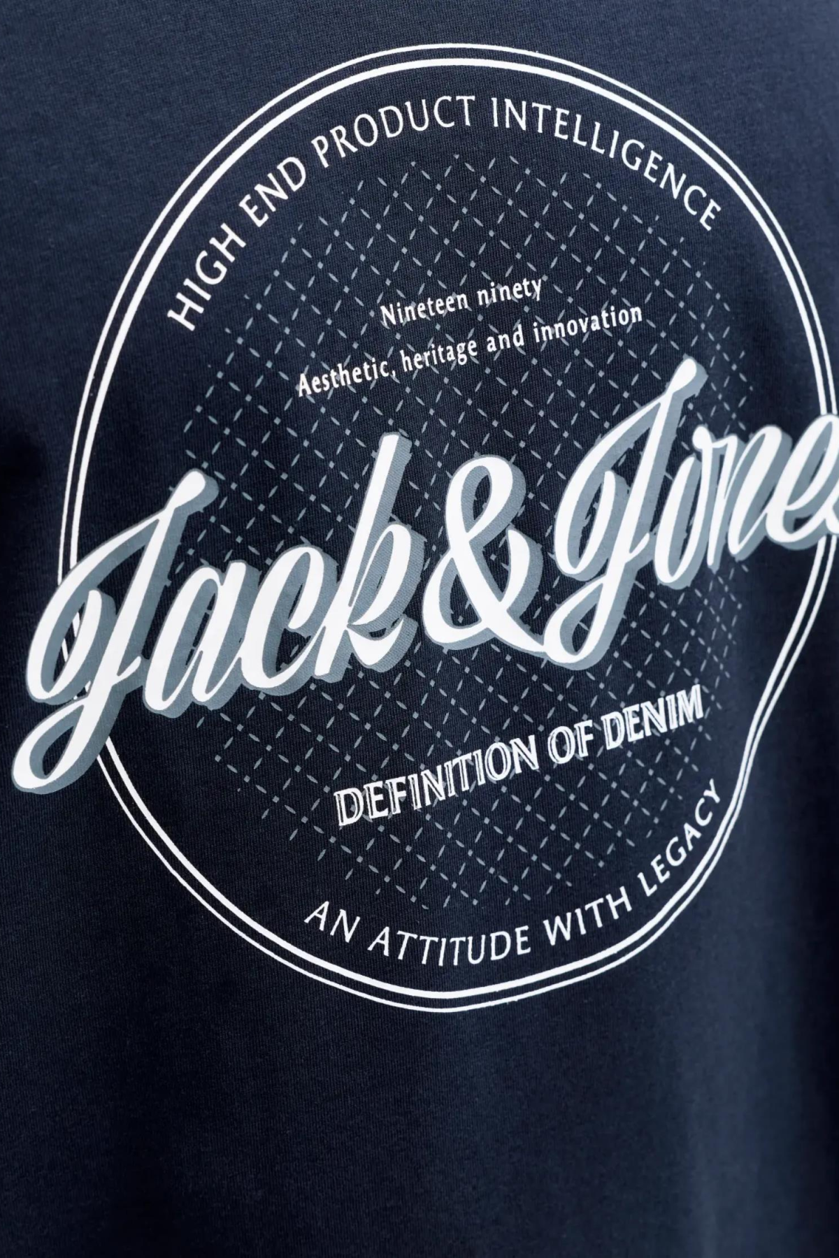 JACK&JONES 12290417 JJEDOVER DENIM TEE 0 YAKA KISA KOL TSH