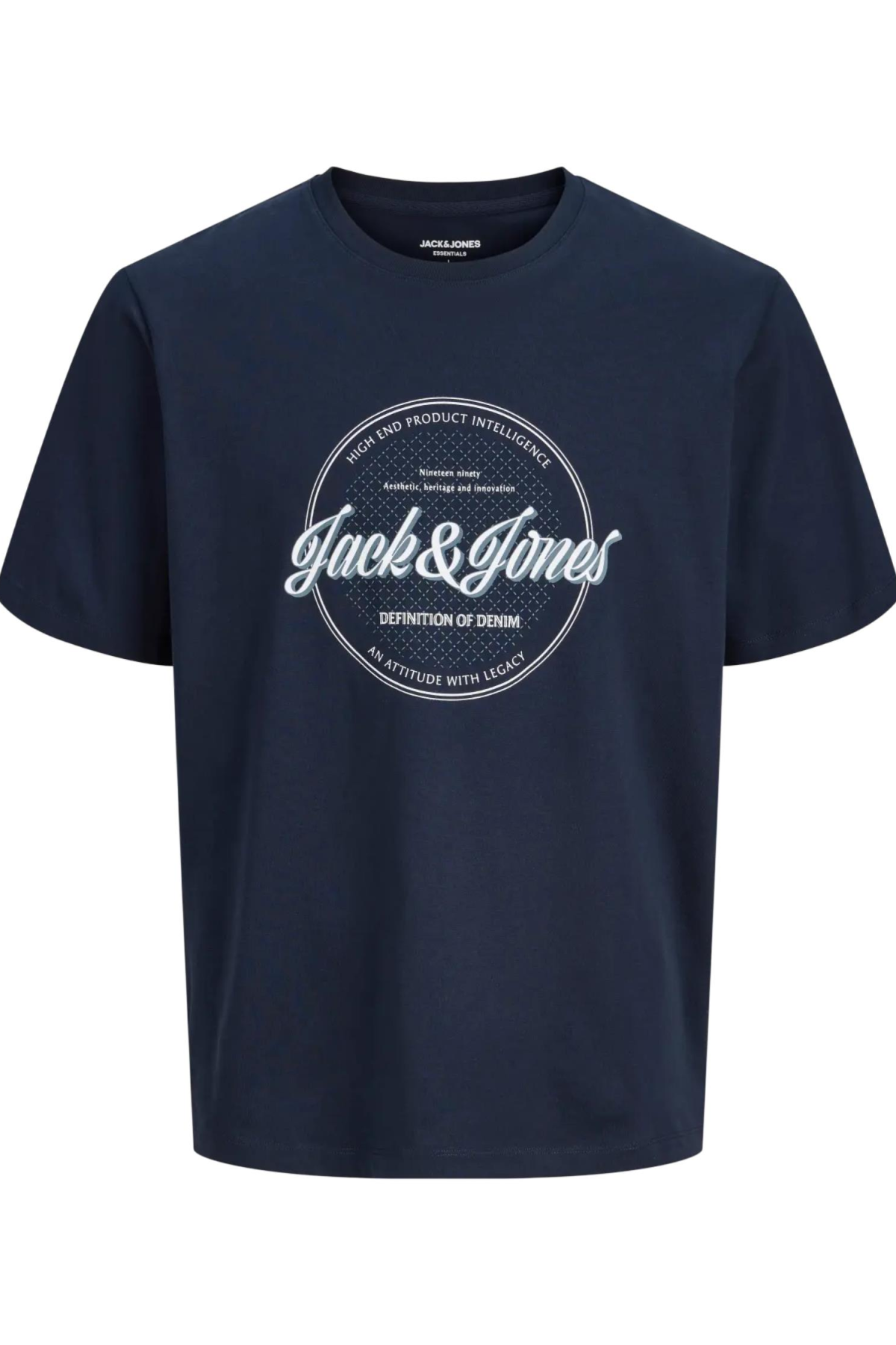 JACK&JONES 12290417 JJEDOVER DENIM TEE 0 YAKA KISA KOL TSH