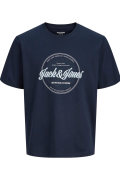 JACK&JONES 12290417 JJEDOVER DENIM TEE 0 YAKA KISA KOL TSH
