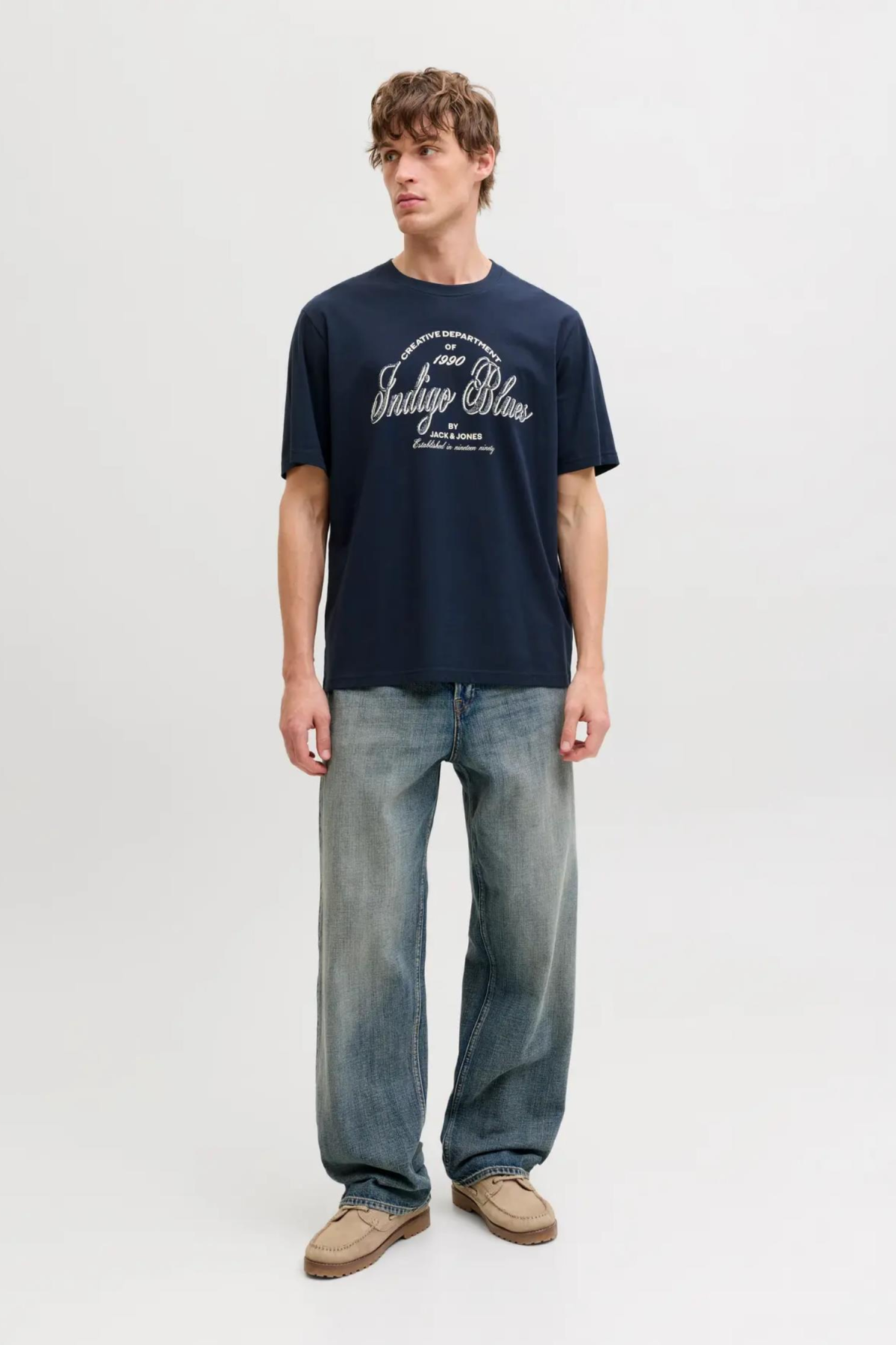 JACK&JONES 12291213 JJEDENVER GRAPHIC TE 0 YAKA KISA KOL TSH