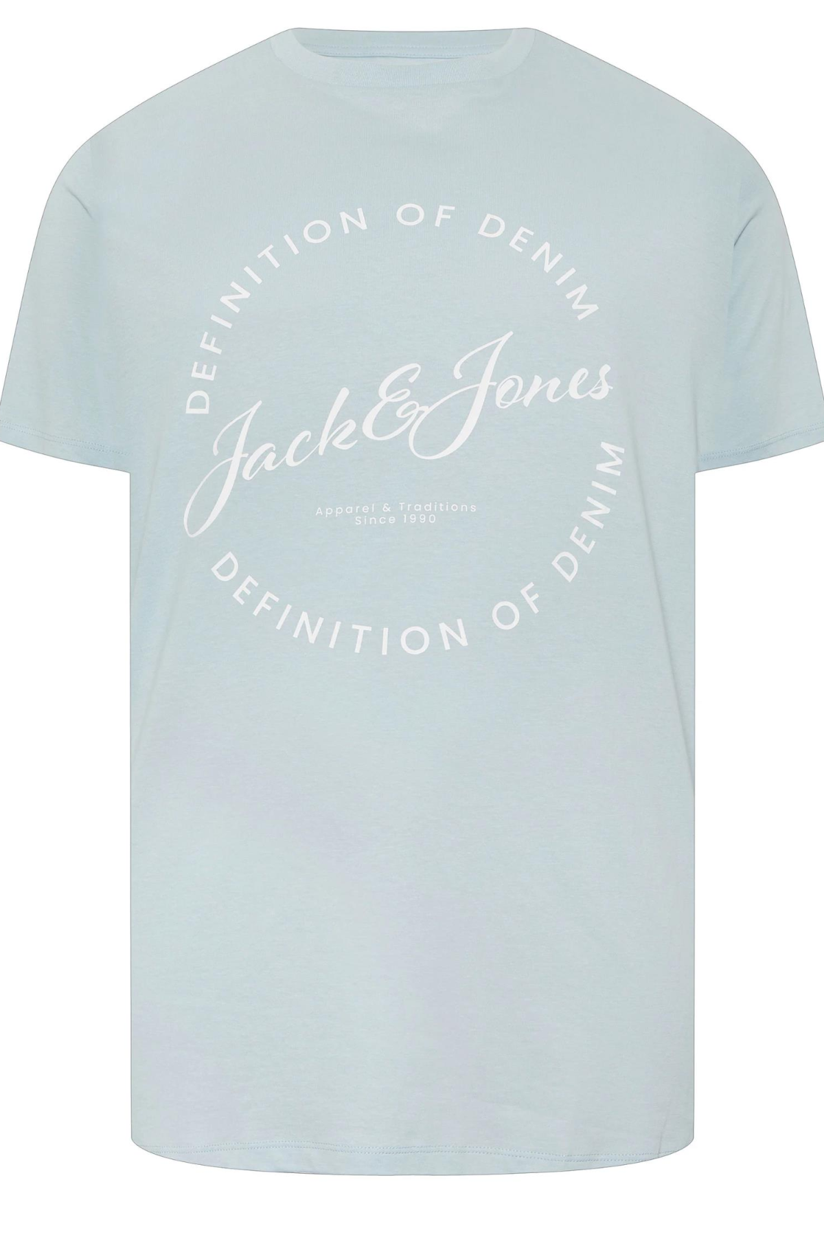 JACK&JONES 12294514 JJGRAYSON TEE ON YAZILI BATTAL BUYUK BEDEN KISA KOL TSHIRT