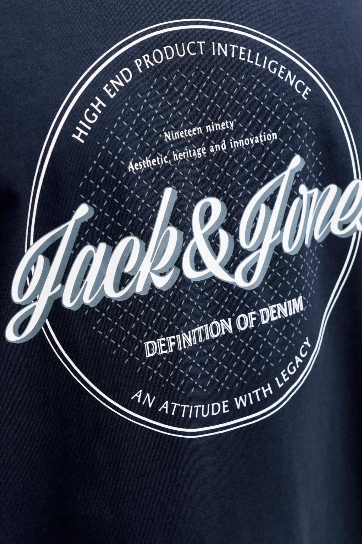 JACK&JONES 12294516 JJEDOVER ON YAZILI BATTAL BUYUK BEDEN KISA KOL TSHIRT