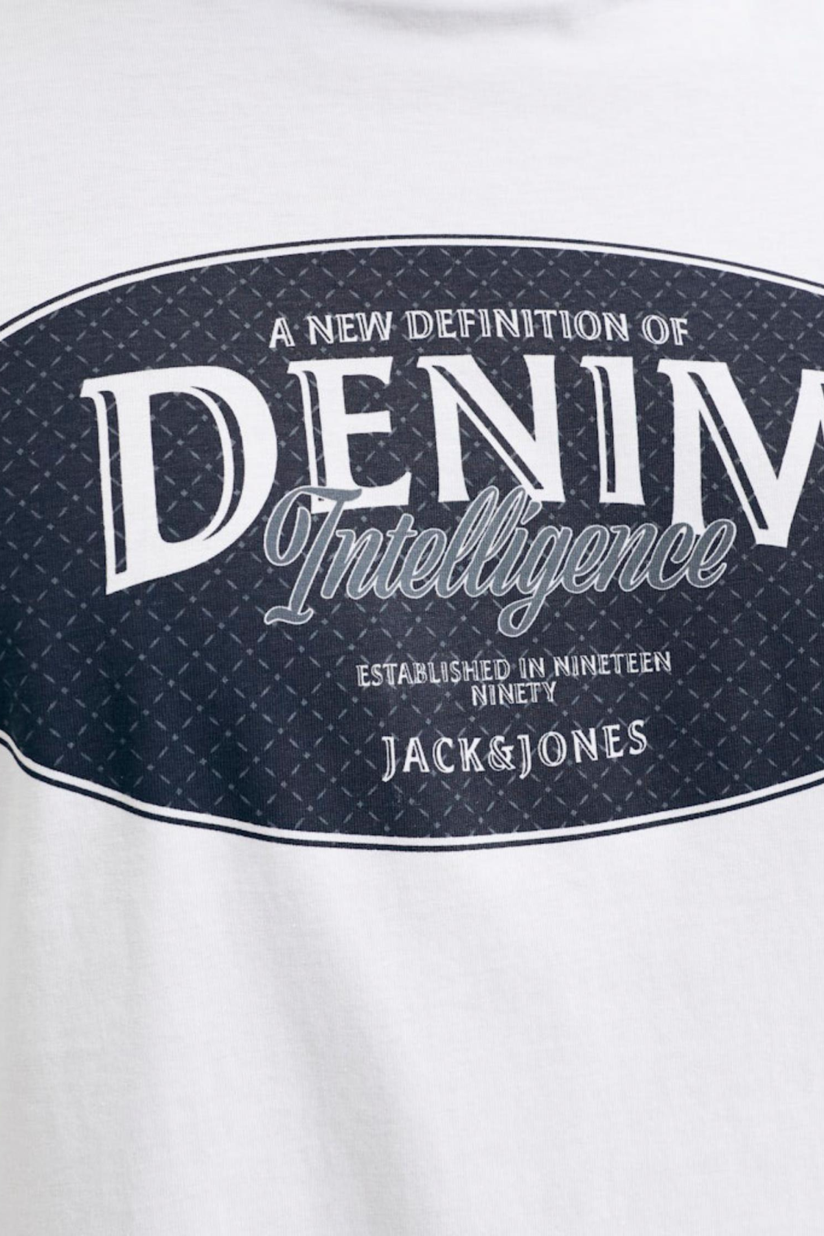 JACK&JONES 12294516 JJEDOVER ON YAZILI BATTAL BUYUK BEDEN KISA KOL TSHIRT