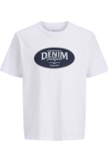 JACK&JONES 12294516 JJEDOVER ON YAZILI BATTAL BUYUK BEDEN KISA KOL TSHIRT