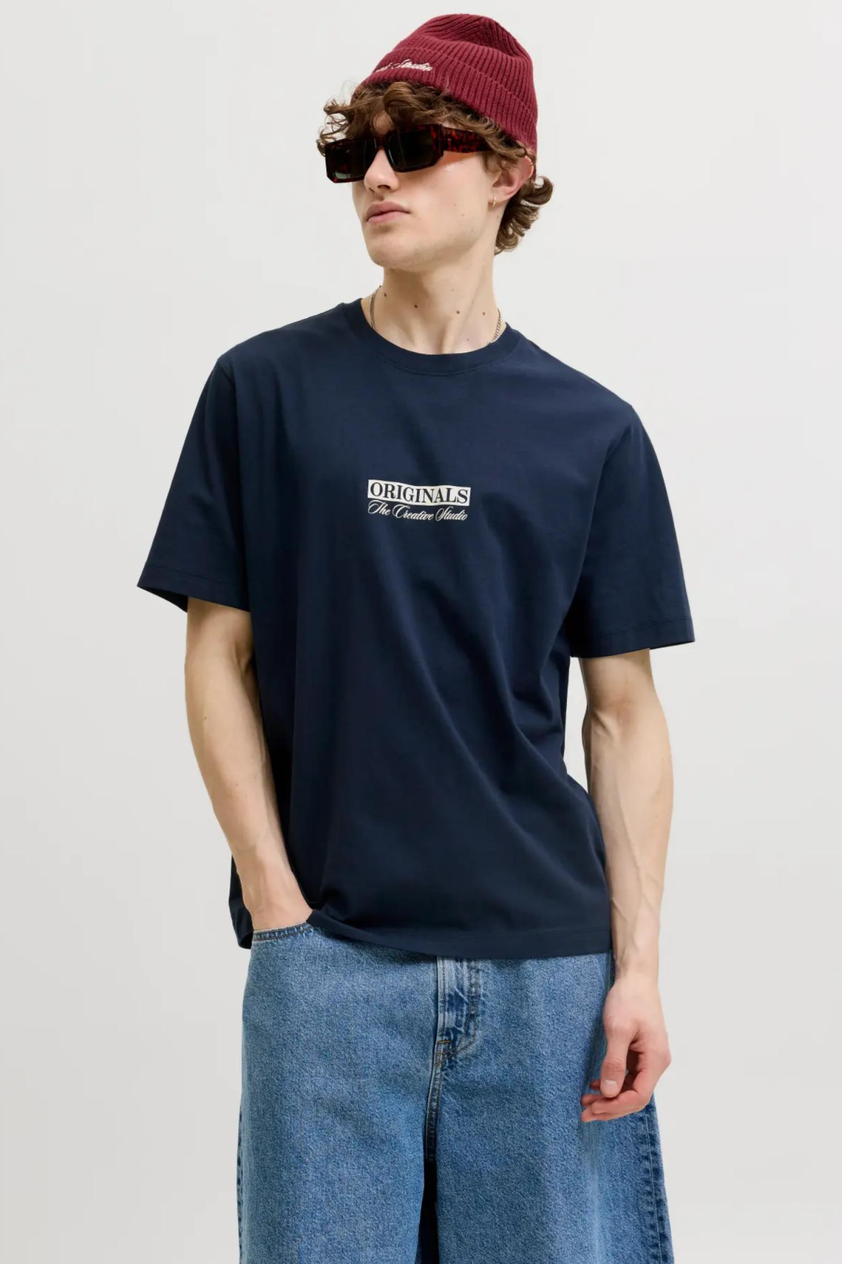 JACK&JONES 12310070 JORSAVONA BOXX 0 YAKA KISA KOL TSH