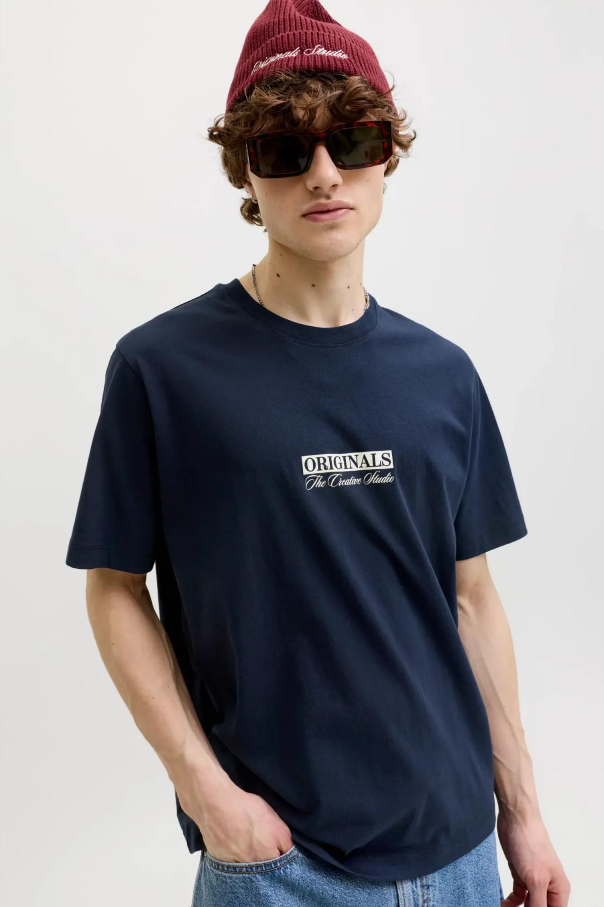 JACK&JONES 12310070 JORSAVONA BOXX 0 YAKA KISA KOL TSH