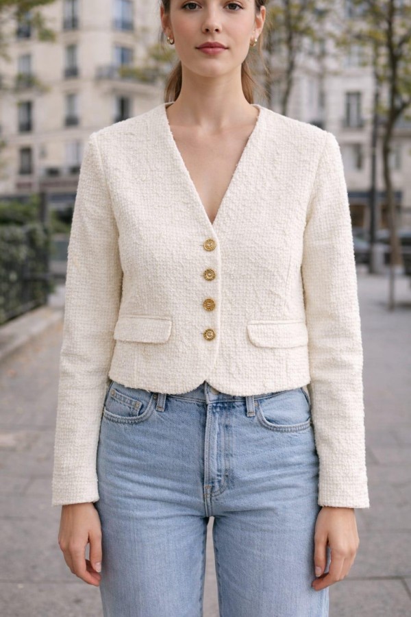 LIU -JO ON 4 DUGMELI V YAKA  CEKET