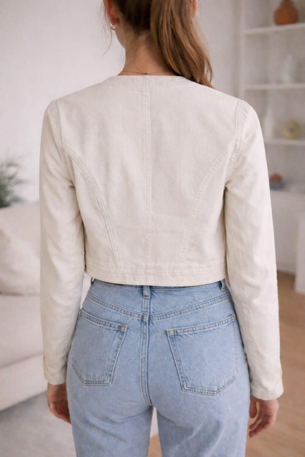 LIU -JO ON SUS DUGMELI ICTEN KOPCALI 2 CEPLI CEKET