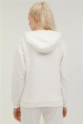 LUMBERJACK 17SN80 LUMBERJACK YAZILI KAPUSONLU BASIC HOODIE