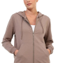 LUMBERJACK 18SN77 BASIC HOODIE FULL ZIP BASKISIZ KAPSONLU ON FERMUARLI CEKET