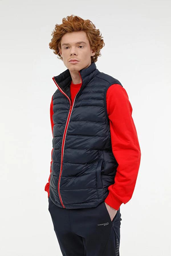 LUMBERJACK ML BRT VEST DIKISLI ALT LASTIK BUZME DETAYLI YELEK