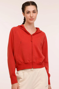 LUMBERJACK JOLIE 18SS319 KAPSONLU FERMUARLI SWEAT