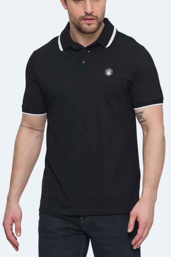 LUMBERJACK MB BTS203 FX POLO YAKA 2 DUGME GOGUS ARMA NAKIS TSHIRT