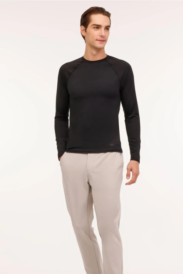 LUMBERJACK MB LEON 14LJK-130-33 PR SADE ARMALI 0 YAKA UZUN KOL TSHIRT