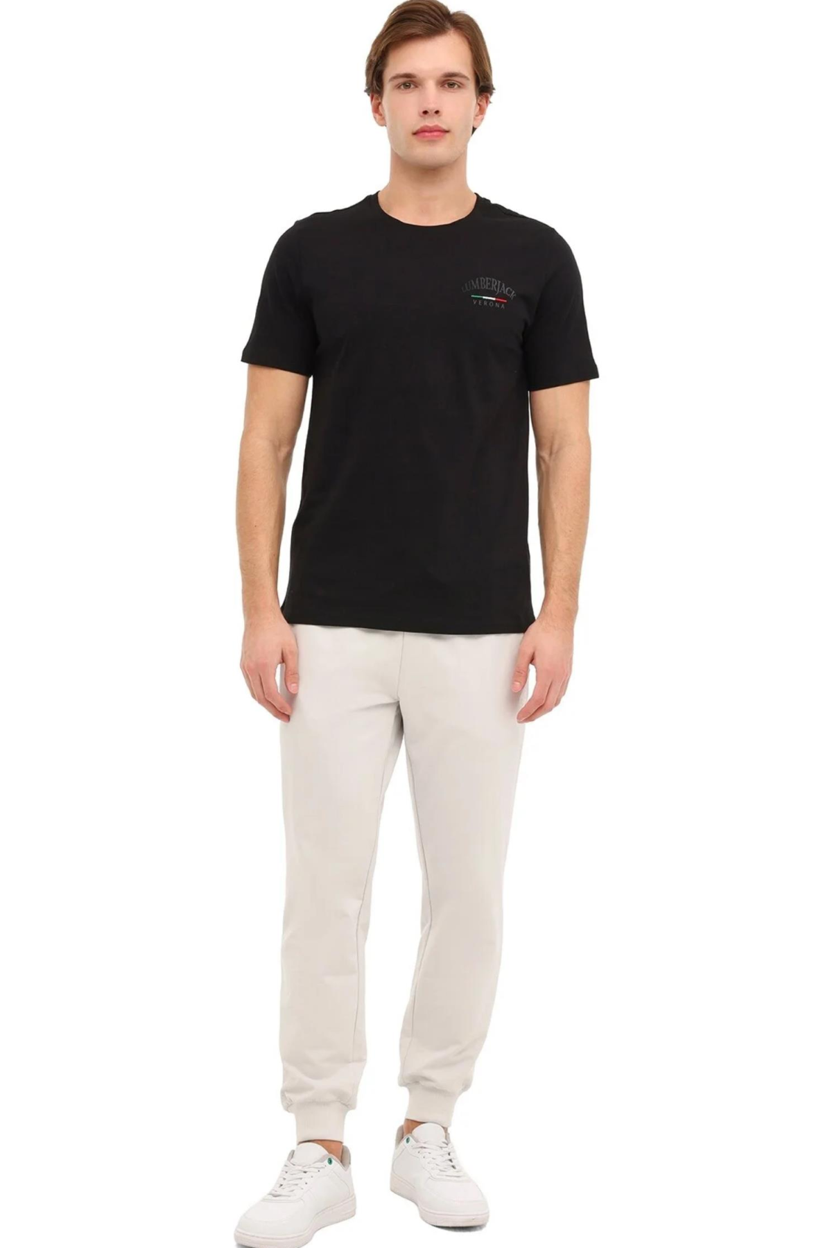 LUMBERJACK ML EZIO 11ITL1088 FX 0 YAKA KISA KOL TSHIRT