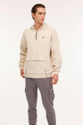 LUMBERJACK ML FILAZ 17AFW94 PR  KAPSONLU KANGURU CEP SWEAT