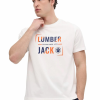 LUMBERJACK ML OKINA 11ID1-104 FX ON YAZIL BASKILI KISA KOL  TSHIRT