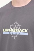 LUMBERJACK ML WALTER WK1004 ON KABARTMA YAZI BASKILI KISA KOL TSHIRT LUMBERJACK ML WALTER WK1004 ON KABARTMA YAZI BASKILI KISA KOL TSHIRT