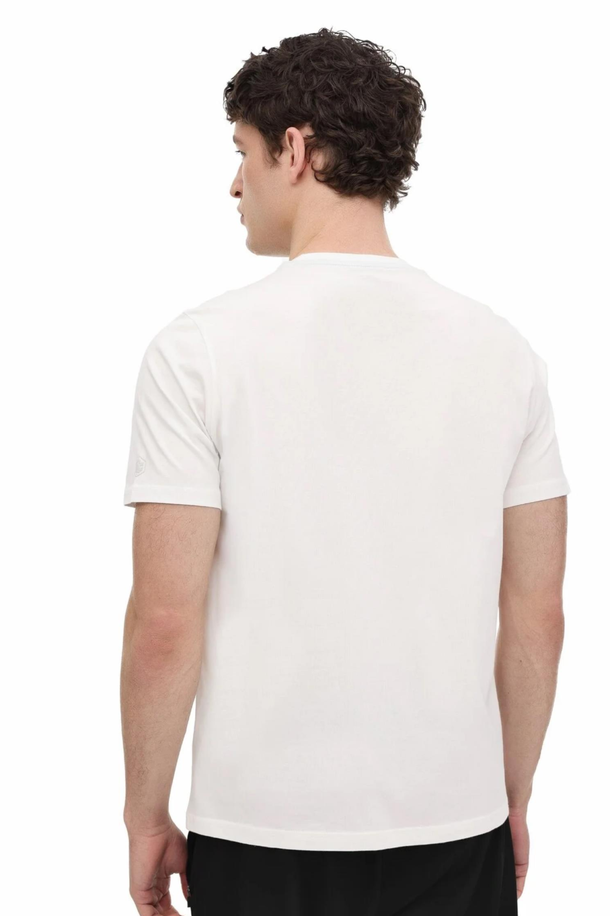 LUMBERJACK MLULRICH 11ID1-100  FX ON KABARTMA BASKILI KISA KOL  TSHIRT