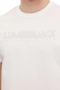 LUMBERJACK MLULRICH 11ID1-100  FX ON KABARTMA BASKILI KISA KOL  TSHIRT