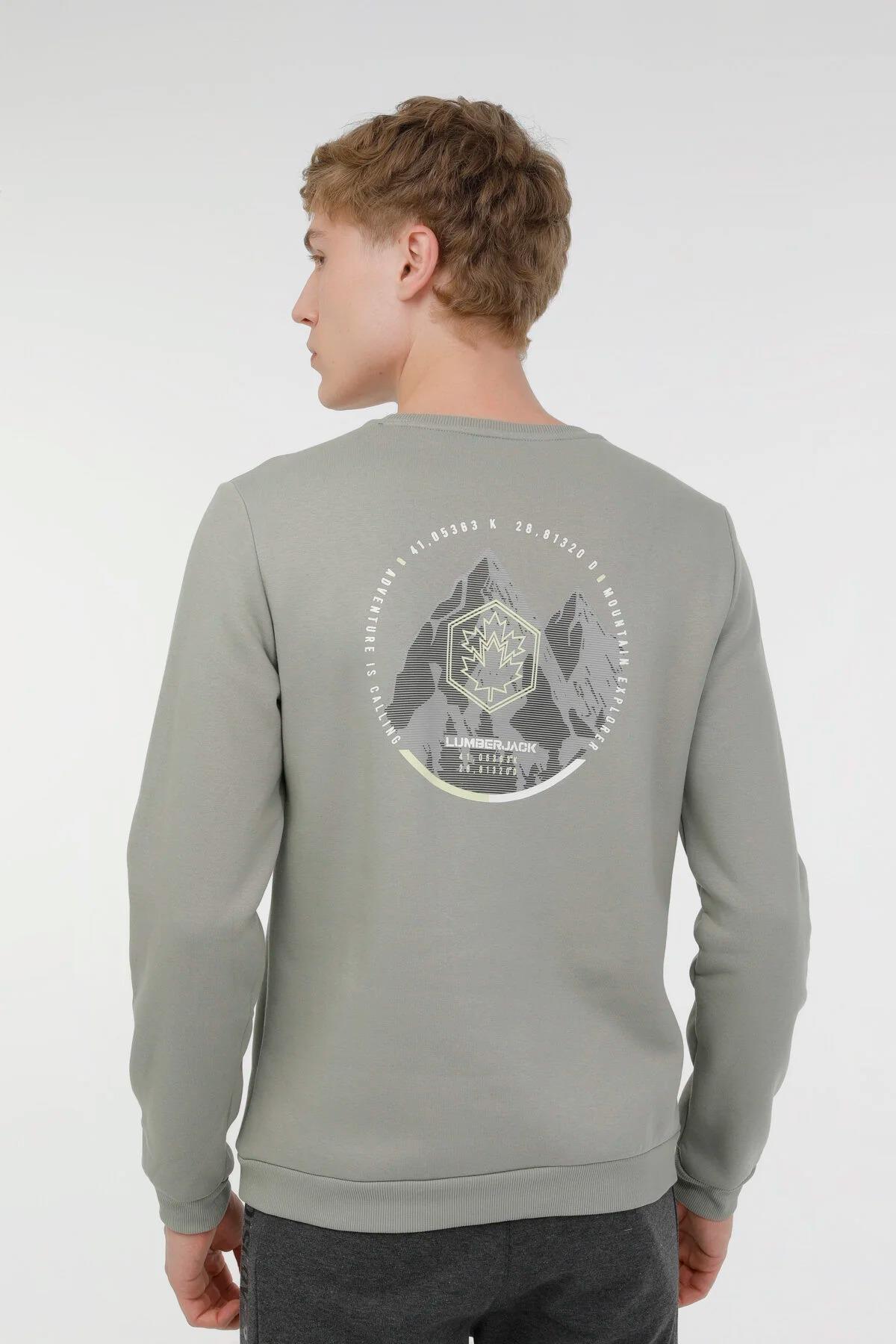LUMBERJACK NATURELY CG700 3PR 0 YAKA SARDONLU SWEAT