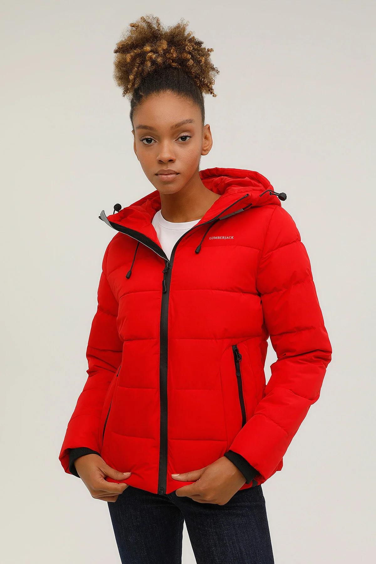 LUMBERJACK SN31 APRESKI COAT KAPSONLU GOGSU YAZILI 2 CEP SISME MONT
