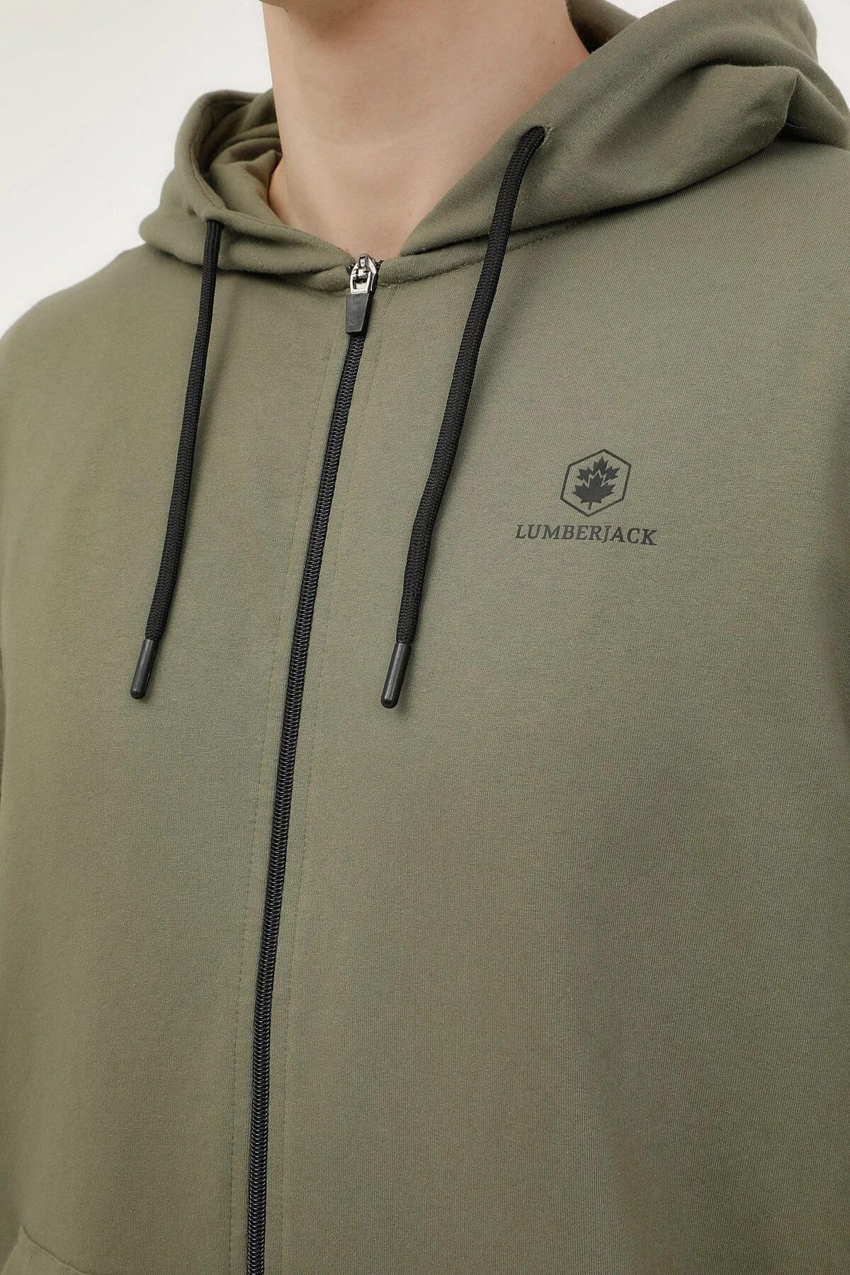 LUMBERJACK SN72 BASIC HOODIE FULL ZIP 1PR KAPSONLU ON FERMUA LUMBERJACK SN72 BASIC HOODIE FULL ZIP 1PR KAPSONLU ON FERMUA