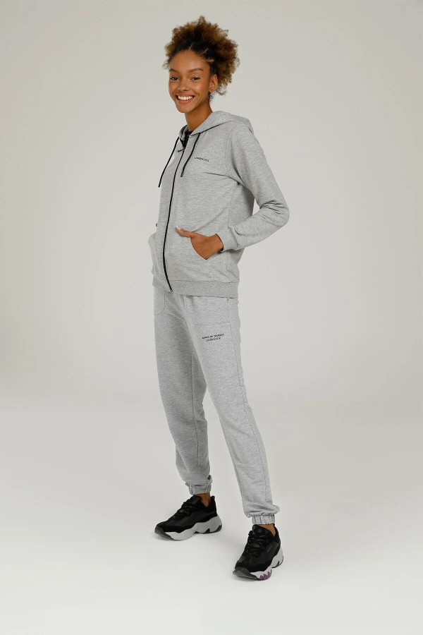 LUMBERJACK 18SN77 BASIC HOODIE FULL ZIP 4FX KAPSONLU ON FERMUARLI CEKET