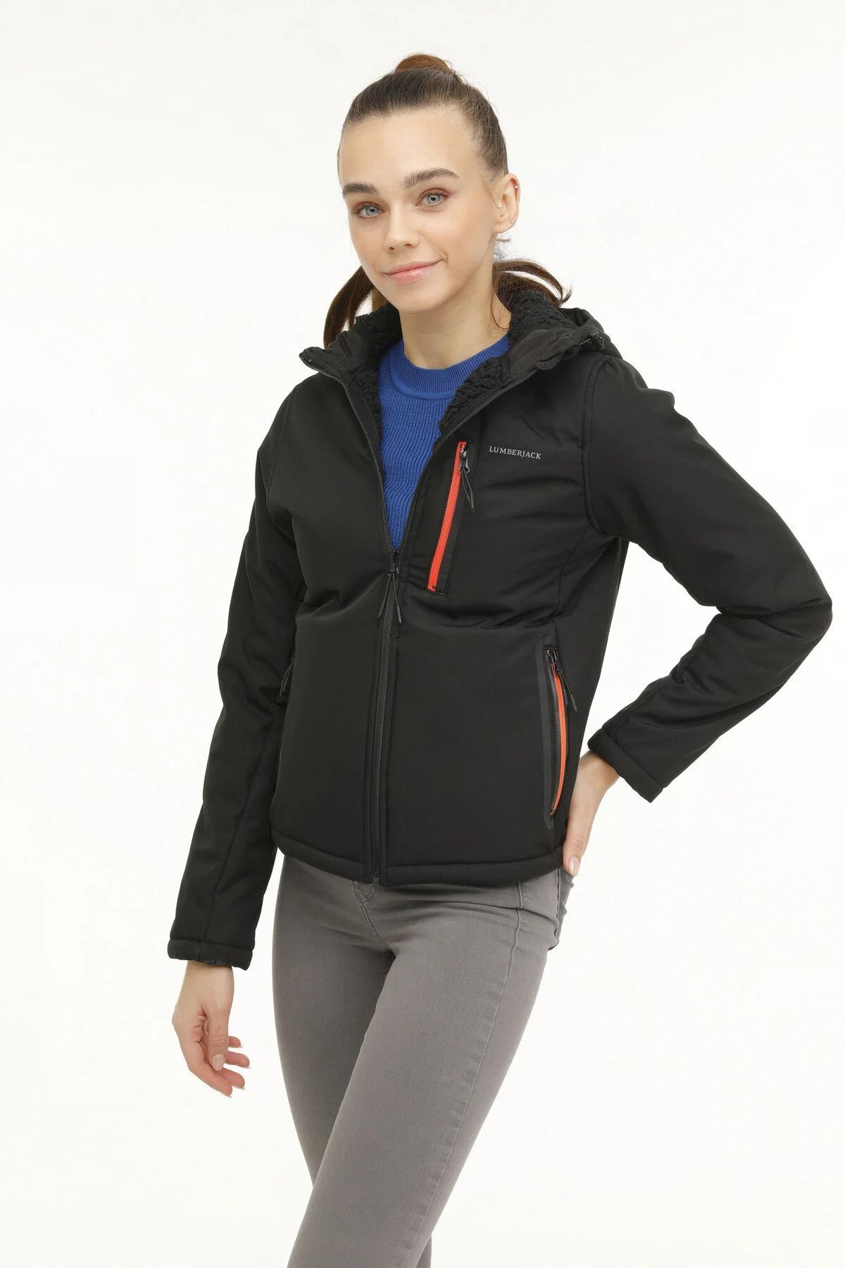 LUMBERJACK WB-5CT2000 TESSA SOFTSHELL 2PR KAPSONLU ICI KURKLU MONT LUMBERJACK WB-5CT2000 TESSA SOFTSHELL 2PR KAPSONLU ICI KURKLU MONT