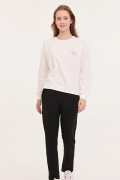 LUMBERJACK WB ANNA 16 0 YAKA YAZILI SWEAT LUMBERJACK WB ANNA 16 0 YAKA YAZILI SWEAT