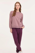 LUMBERJACK WB ANNA 16 0 YAKA YAZILI SWEAT