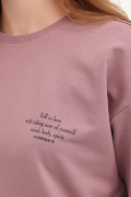 LUMBERJACK WB ANNA 16 0 YAKA YAZILI SWEAT