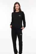 LUMBERJACK WB ANNA 16 0 YAKA YAZILI SWEAT