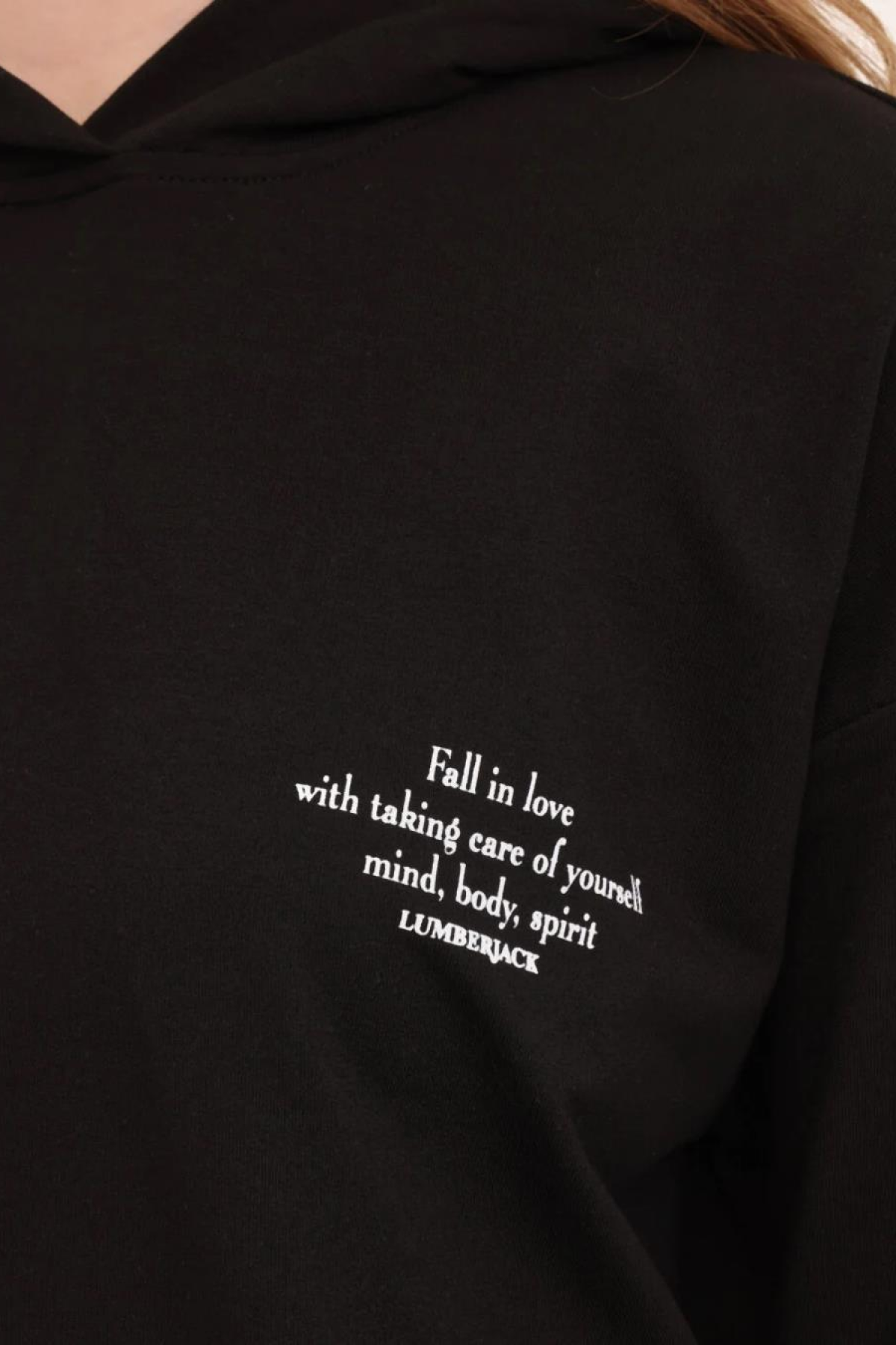 LUMBERJACK WB ANNA 17CT1179 KAPUSONLU YAZILI SWEAT LUMBERJACK WB ANNA 17CT1179 KAPUSONLU YAZILI SWEAT