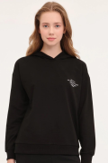 LUMBERJACK WB ANNA 17CT1179 KAPUSONLU  YAZILI SWEAT