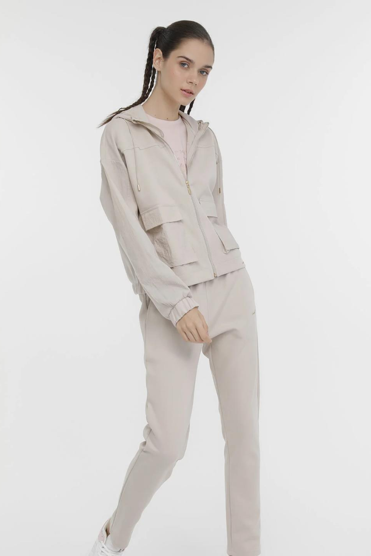 LUMBERJACK WL MABEL 18ES120 PR KAPSONLU FERMUARLI SWEAT